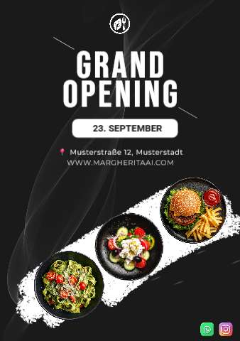 Beispiel eines sauber gestalteten Gastro-Designs